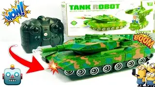 Looking For Latest RC TANK ROBOT Deformation | Remote Control Robot | Unboxing | Review | & play