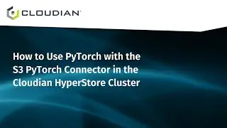 How to integrate PyTorch with Cloudian