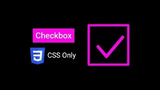 Css custom animated checkbox - How to make checkbox with css only