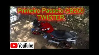 Primeiro passeio com a CB250 TWISTER - Serra do Cipó -