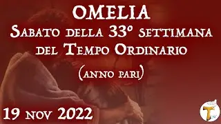 Sentirsi amati omelia 19 Novembre