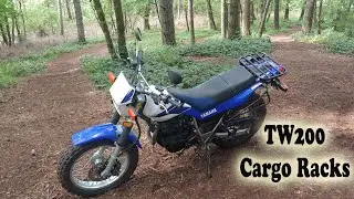 Yamaha TW200 Cargo Rack and Soft Luggage Side Support - Features and Install