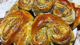 СДОБНЫЕ МАКОВЫЕ ПЛЮШКИ!!! #рецепт #еда #духовка #мука #food #тесто #мак#