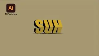 Text Effect in illustrator / Text Cut effect illustrator / Adobe illustrator Tutorial