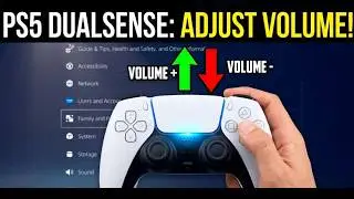 PS5 DualSense Controller: How to Change Speaker Volume