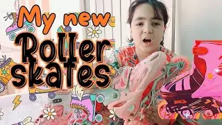 how to do roller skating 😲🥳 my New roller skates