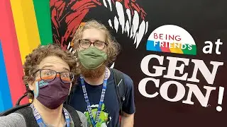 OUR TIME AT GENCON! | GenCon 2021 Vlog + Interviews - Being Friends