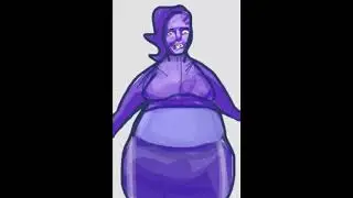 s0mbra blueberry butt and belly inflation