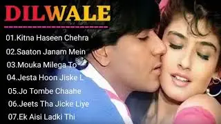 Dilwale 💞 All Songs With Dialogues 💞 Ajay Devgan, Raveena Tandon 90's Bollywood Romantic Song