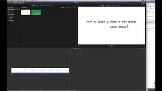 How to save a video in mp4 format in iMovie