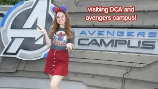 major fangirling at avengers campus!