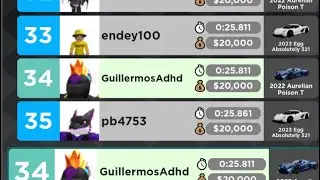 Making it into Top 50 on Highway Race w/ 2022 Aurelian Poison T (25.811)