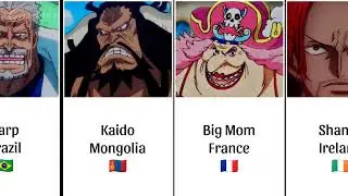 One Piece Characters Country of Origin