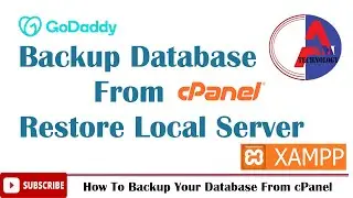 How to backup database from cpanel and restore in localhost | AM Technology