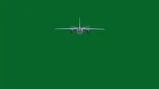 Aeroplane flying green screen video || aeroplane vfx ||aeroplane cgi ||green screen video
