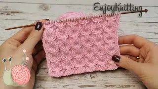 КРАСИВЫЙ Рельефный узор спицами ЗЕФИРКИ |  How to knit Beautiful air stitch pattern