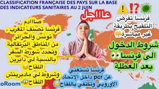 فرنسا تصدم الجميع وتبادر باتخاذ شروط تعجيزية للمسافرين ، وتفرض التلقيح بطريقة غير مباشرة🧐😡