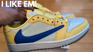UNBOXING "Elkins" Cactus Jack x Air Jordan 1 Low OG - Canary Colorway Best Travis Scott AJ1 Low?