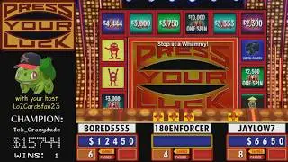 Studio LoZ Press Your Luck Expert Edition 2019 Version (Pilot Episode #1)