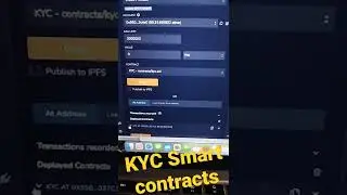 KYC Smart contracts #blockchainproject #dapp