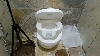 How to install wall hung commode easily in tamil @BlackScorpionTamil