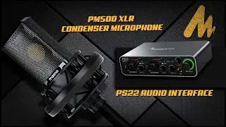 MAONO PM500 Studio Microphone & PS22 Audio Interface Test/Review