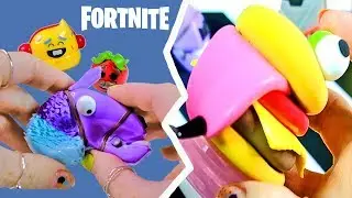 Durrr Burger & Fortnite Skins (Battle Royale) - Clay Tutorial 🍔 (Clay Art)