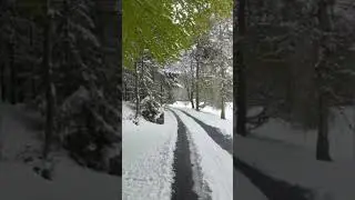 Zasněžený Duben v Mariánských Lázních