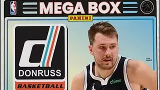 Opening a NBA Donruss Basketball Mega Box