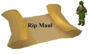 OSRS Anagram Clue | Rip Maul | Quick