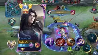 LEOMORD THE NEW MONSTER JUNGLE 2024 LEOMORD GAMEPLAY ROTATION LEOMORD BUILD EPIC TO MYTHIC IN 1 DAY🥶