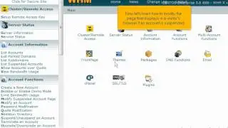 How to modify the suspended accounts page in WHM - 4GoodHosting Support