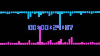 Audio Spectrum Black Screen , video counter ,Design By Adobe After Effects 2023