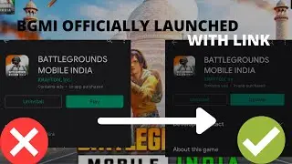 BGMI officially launched 100% No fake