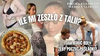 Przepis na fit pizzę | nowy foodbook | jak poczuć pośladki w RDL? | PROJEKT GLOW UP | weekly vlog 06
