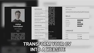 How to Create CV or Resume Using HTML & CSS