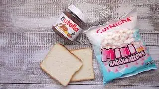 Шоколадно-ореховые рулетики с маршмеллоу