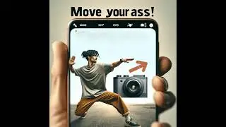 Move Your Ass! Das beste Teleobjektiv sind deine Beine! Neu Perspektive durch Bewegung. Smartphon...