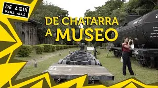 CÓMO ERA LA ESTACIÓN  DE TREN EN SONSONATE  / DE AQUÍ PARA ALLÁ / DE CHATARRA A MUSEO
