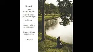 Our being is stillness