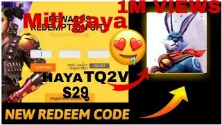 hayato bunny redeem code😍😍||bunny bundle reedem code finally mil gaya.