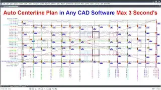Centerline Plan Auto Generate in Single Click Type 1