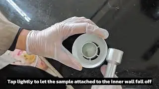 XRF sample preparation for powder tablet