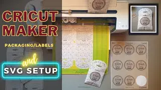 How to Make Product Labels Package & SVG for Cricut Maker