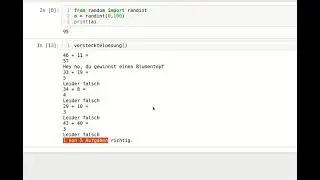 Programmierübung: Kopfrechentrainer
