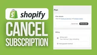 How to Cancel a Subscription in Shopify | | Shopify for Beginners