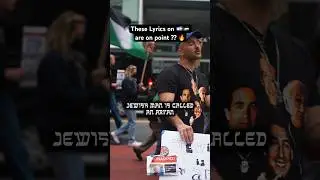 Jewish rapper shoots video at NYC Palestine rally part 1 #israel #palestine #hamas #koshadillz