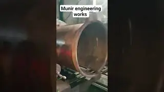 Turning Bush on the Leath Machine (Munir engineering works) Pakistan