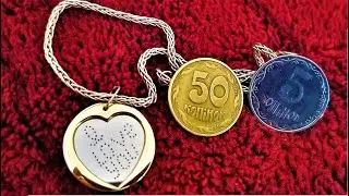 Как сделать кулон из монетки? Руководство по  созданию украшения / coin pendant