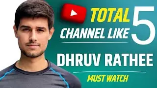 Dhruv Rathee - 5 Channels Like #@dhruvrathee  ‎|| Video Styles